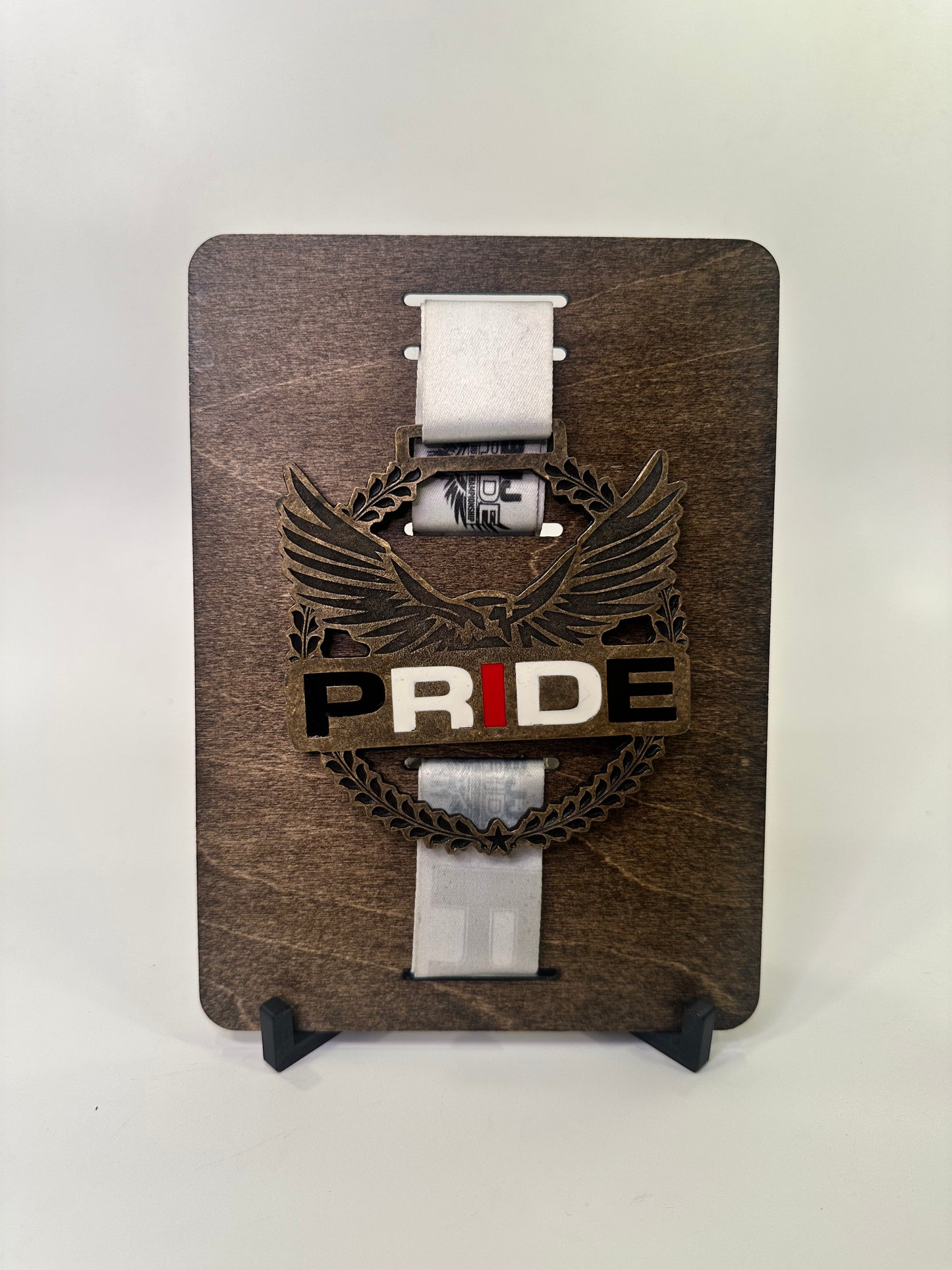 Wood finished Competition Medal Display