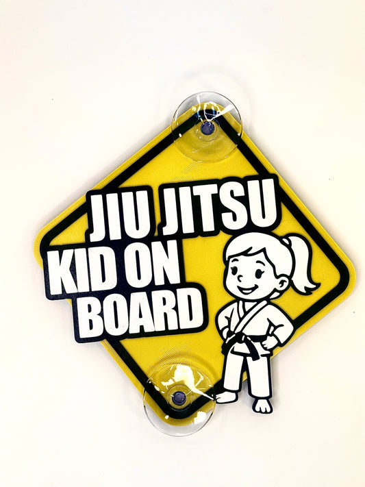 Jiu Jitsu Kid on Board - Girl