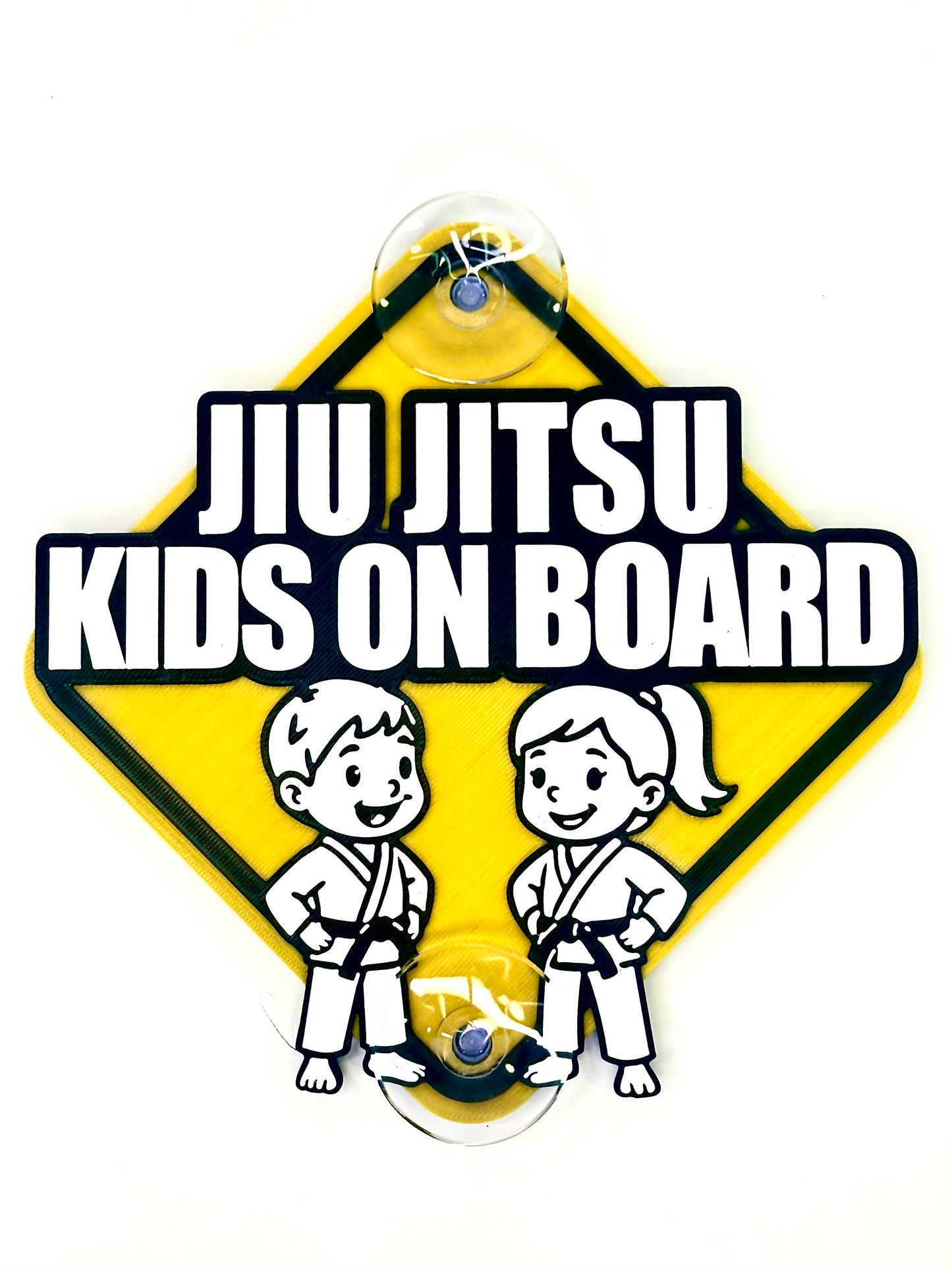 Jiu Jitsu Kids On Board Car Sign