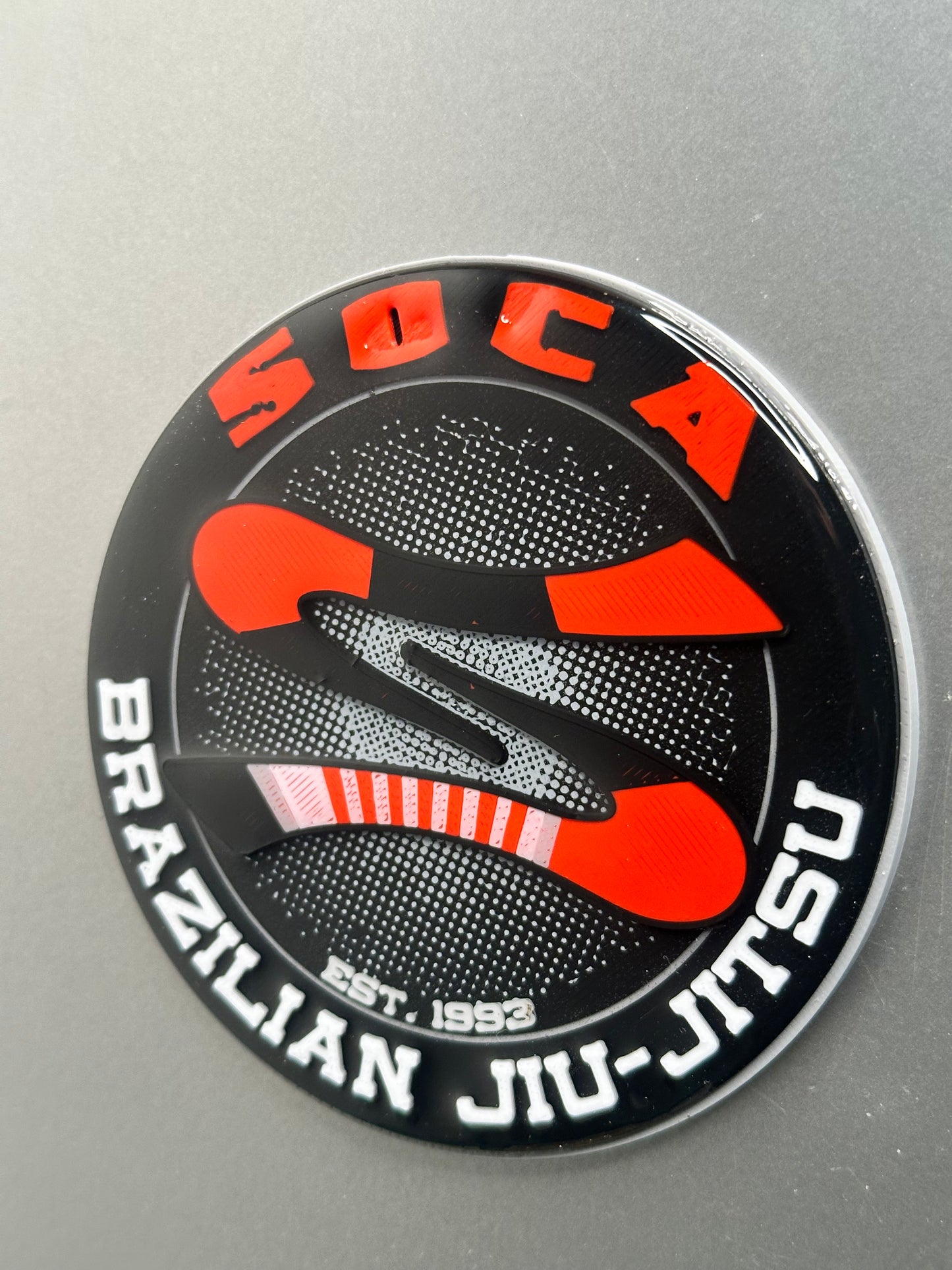 Soca Brazilian Jiu-Jitsu Car Emblem Magnet