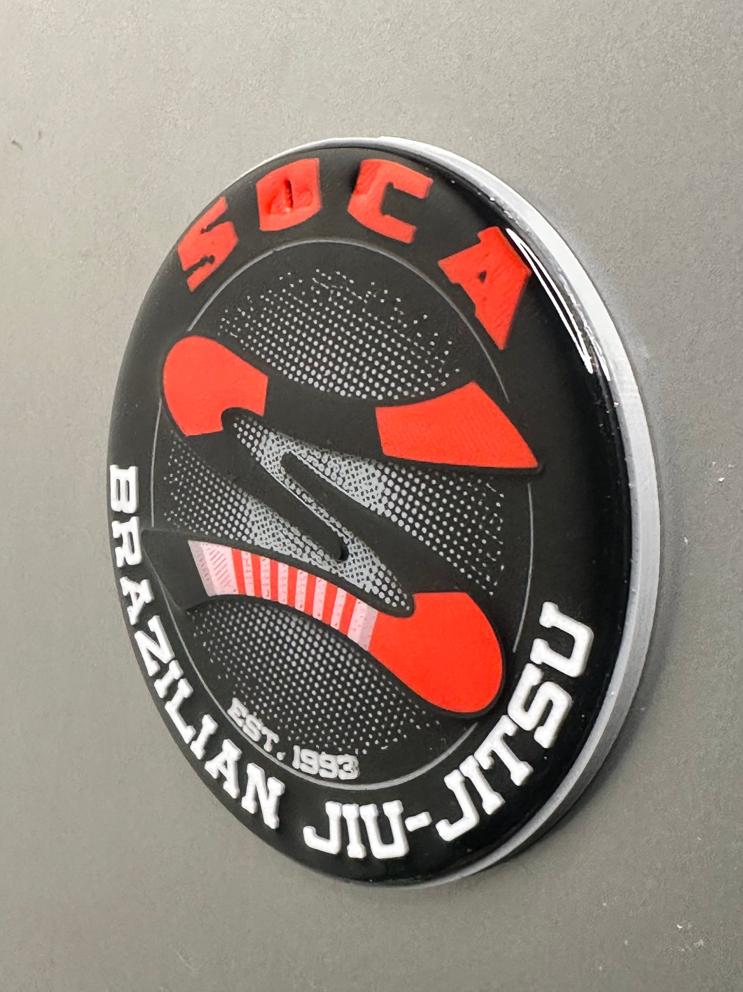 Soca Brazilian Jiu-Jitsu Car Emblem Magnet
