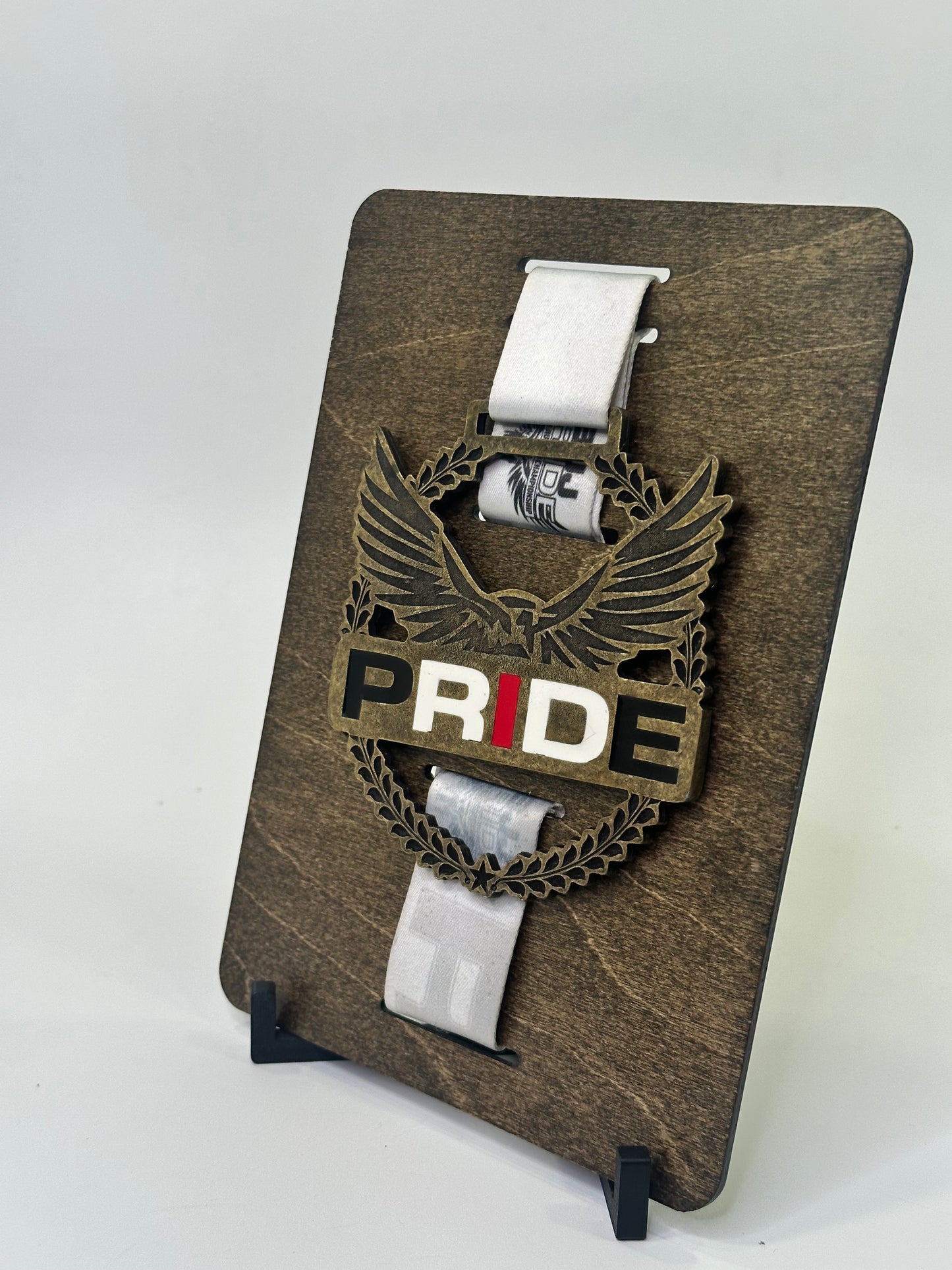 Wood finished Competition Medal Display