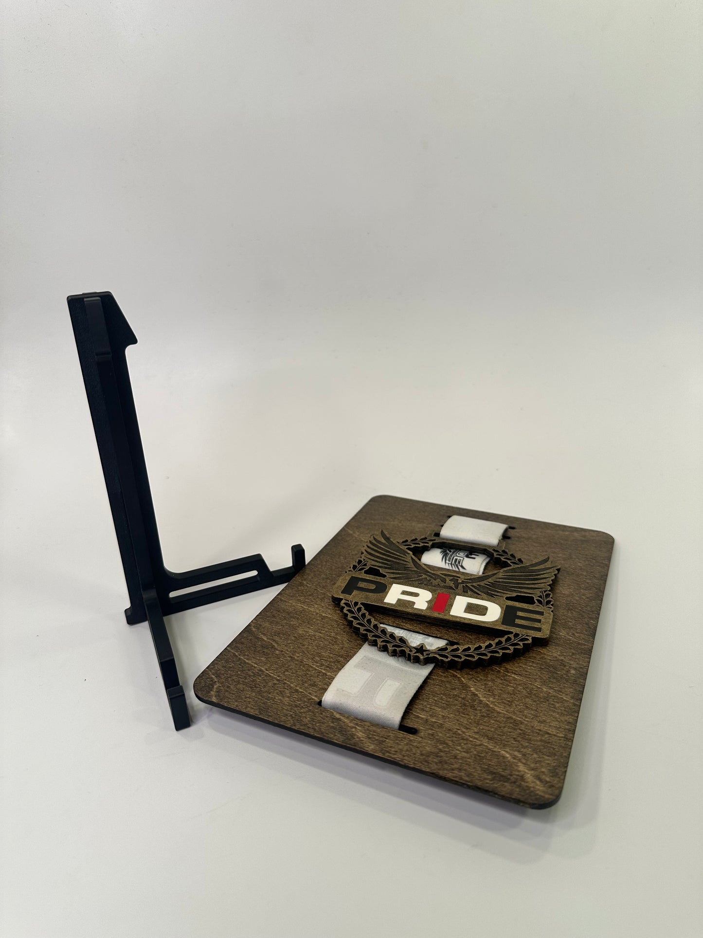 Wood finished Competition Medal Display