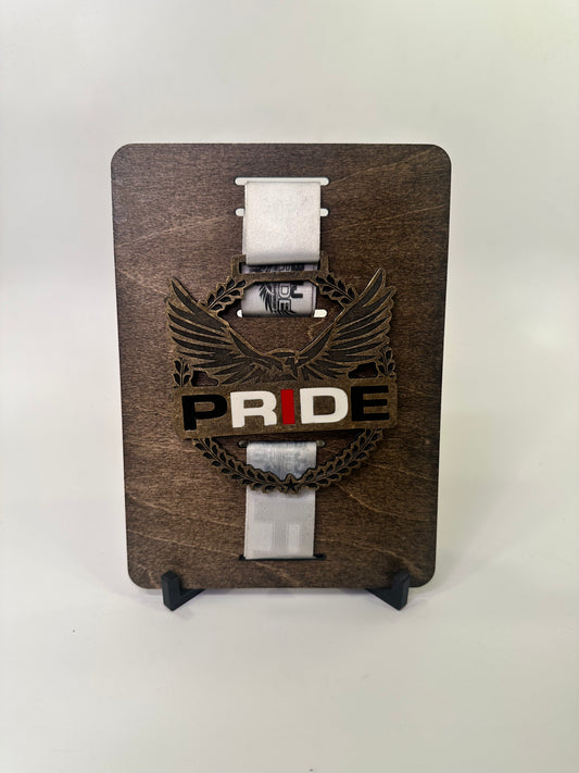 Wood finished Competition Medal Display